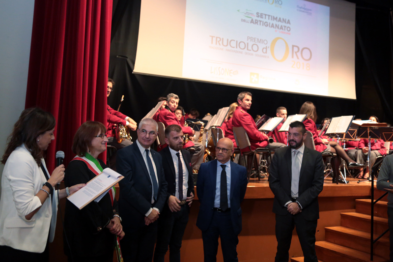 Cerimonia di premiazione del Truciolo d'Oro 2018