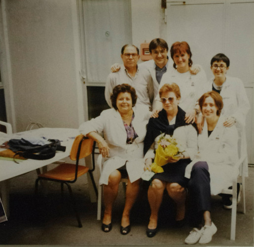 Il presidente onorario Gerardo Cipolletta col suo staff