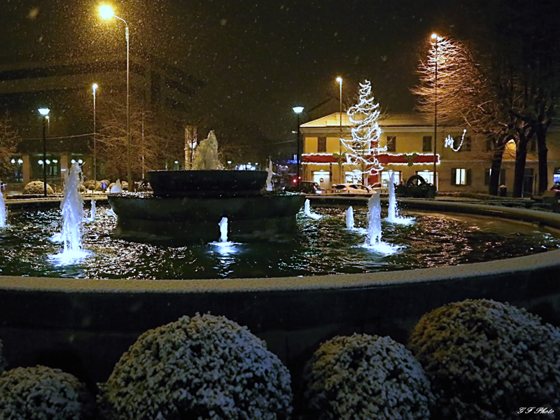 La neve a Lissone 2017
