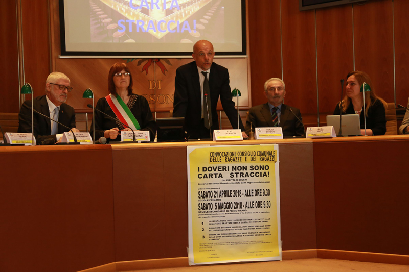 CONSIGLIO COMUNALE CARTA DEI DOVERI  2018