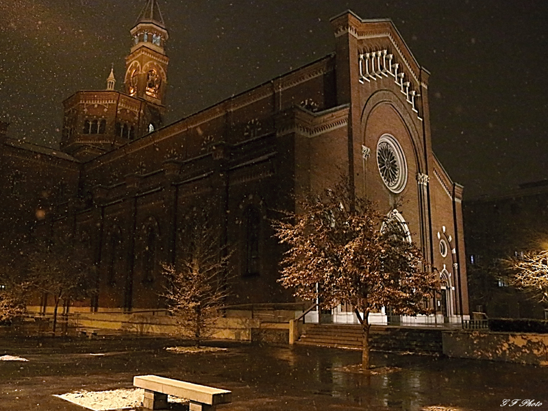 La neve a Lissone 2017
