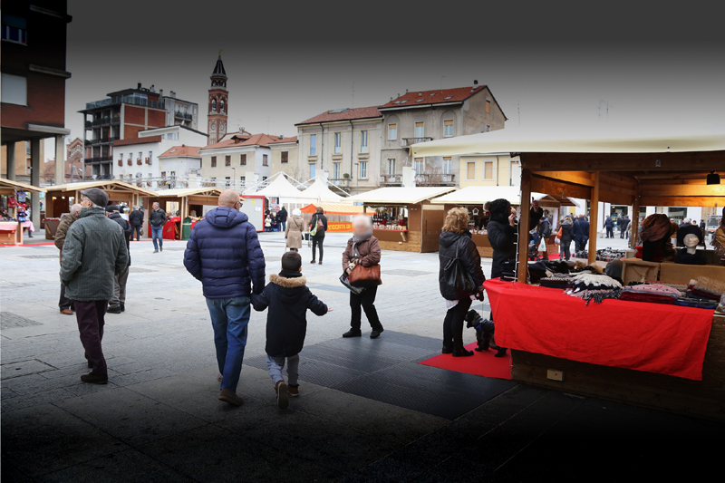Le casette di piazza Libertà