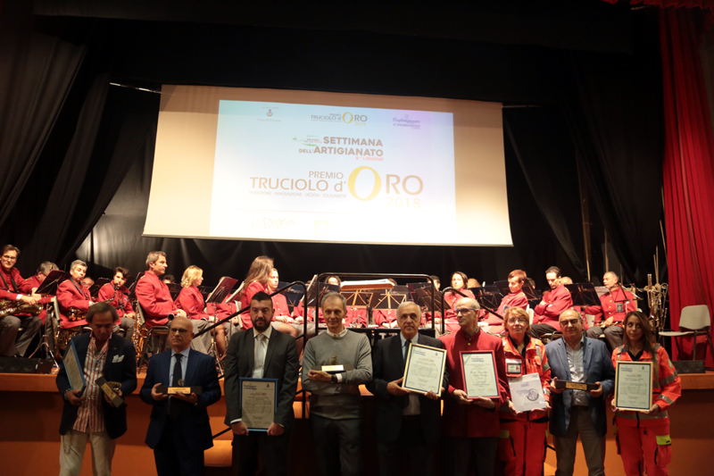 Cerimonia di premiazione del Truciolo d'Oro 2018