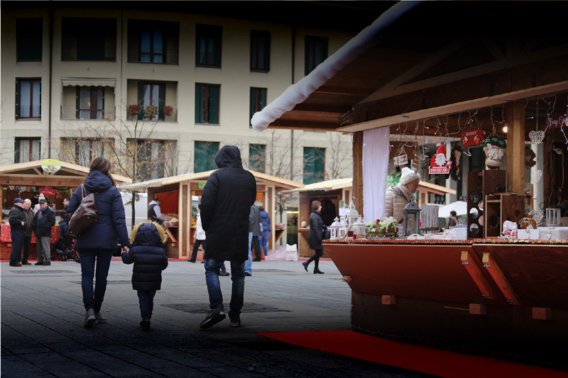 Le casette di piazza Libertà
