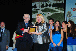 Assessore Daniela Ronchi con Roberto Marelli