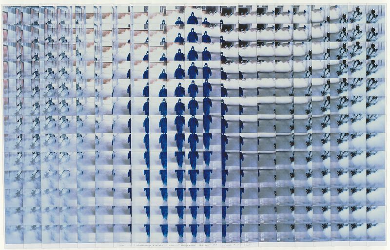 Maurizio Galimberti Disinfestazione a Wuhan, 2020 2021 Mosaico con Fuji-instax cm 148x95 LUCHI Collection