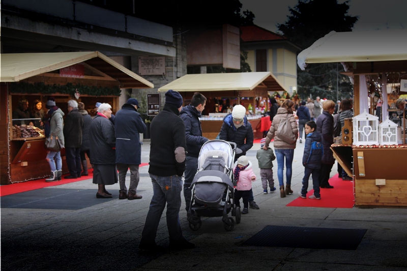 Le casette di piazza Libertà