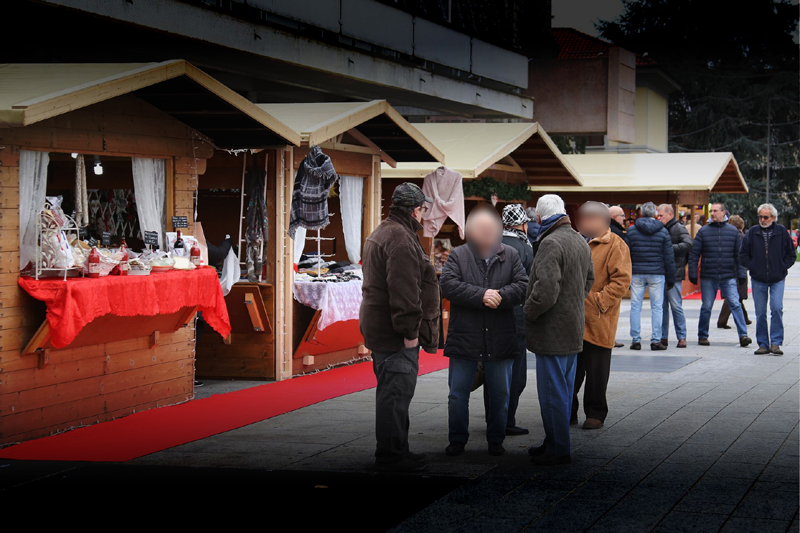 Le casette di piazza Libertà