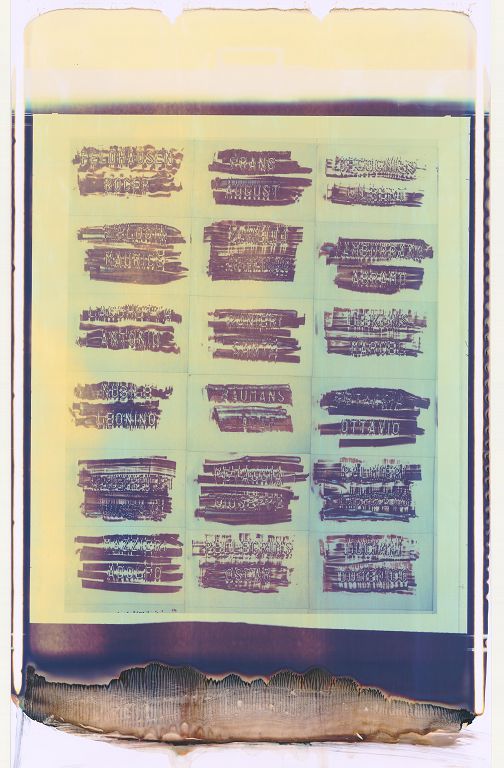 Maurizio Galimberti Marcinelle 2022 Polaroid “Giant Camera” 50x60 cm 100x70 LUCHI collection