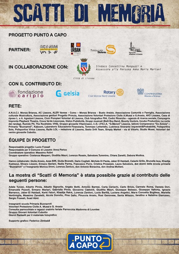 Una nuova identità, una grande festa - Cartellone 2