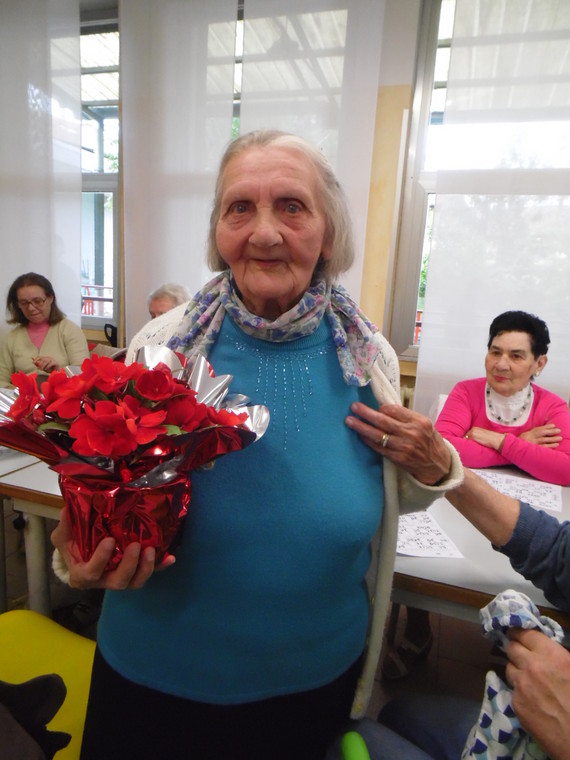 Vittoria ha vinto i fiori