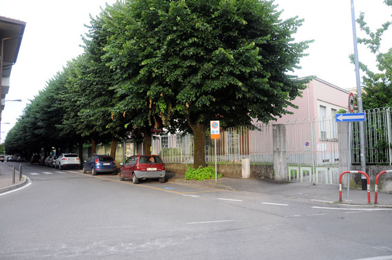 Via Marcon, esterno Asilo Cagnolai