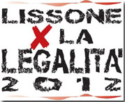 Frammento locandina Lissone per la legalità