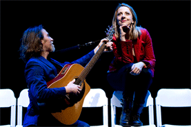 Debora Villa con Rafael Didoni