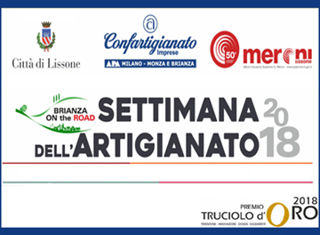 Frammento locandina Settimana dell' artigianato 2018