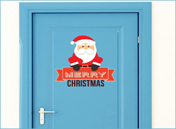 Porta con Babbo Natale