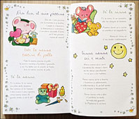 pagine libro con filastrocche per bambini